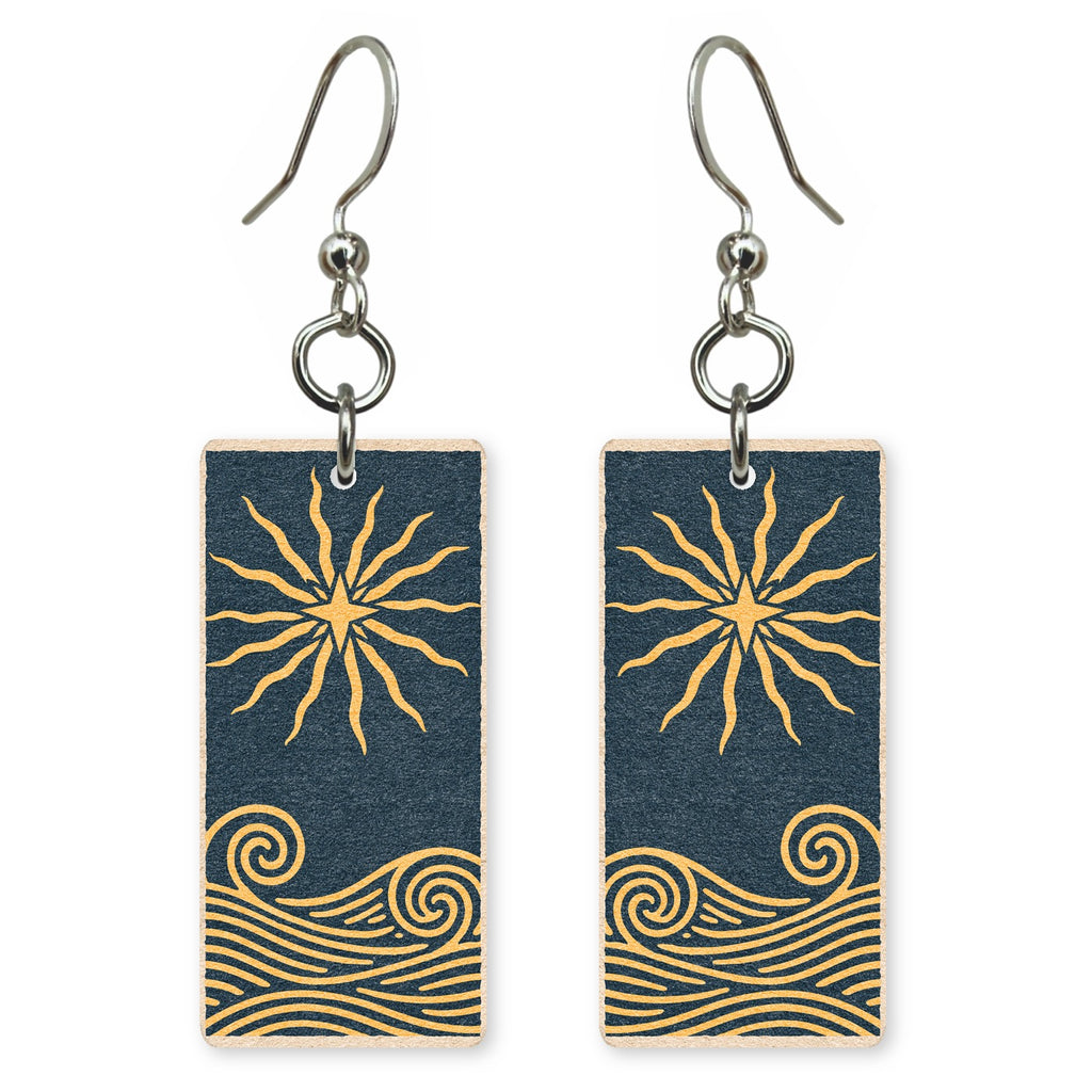 Golden Sunburst Earrings | FW287