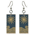 Golden Sunburst Earrings | FW287