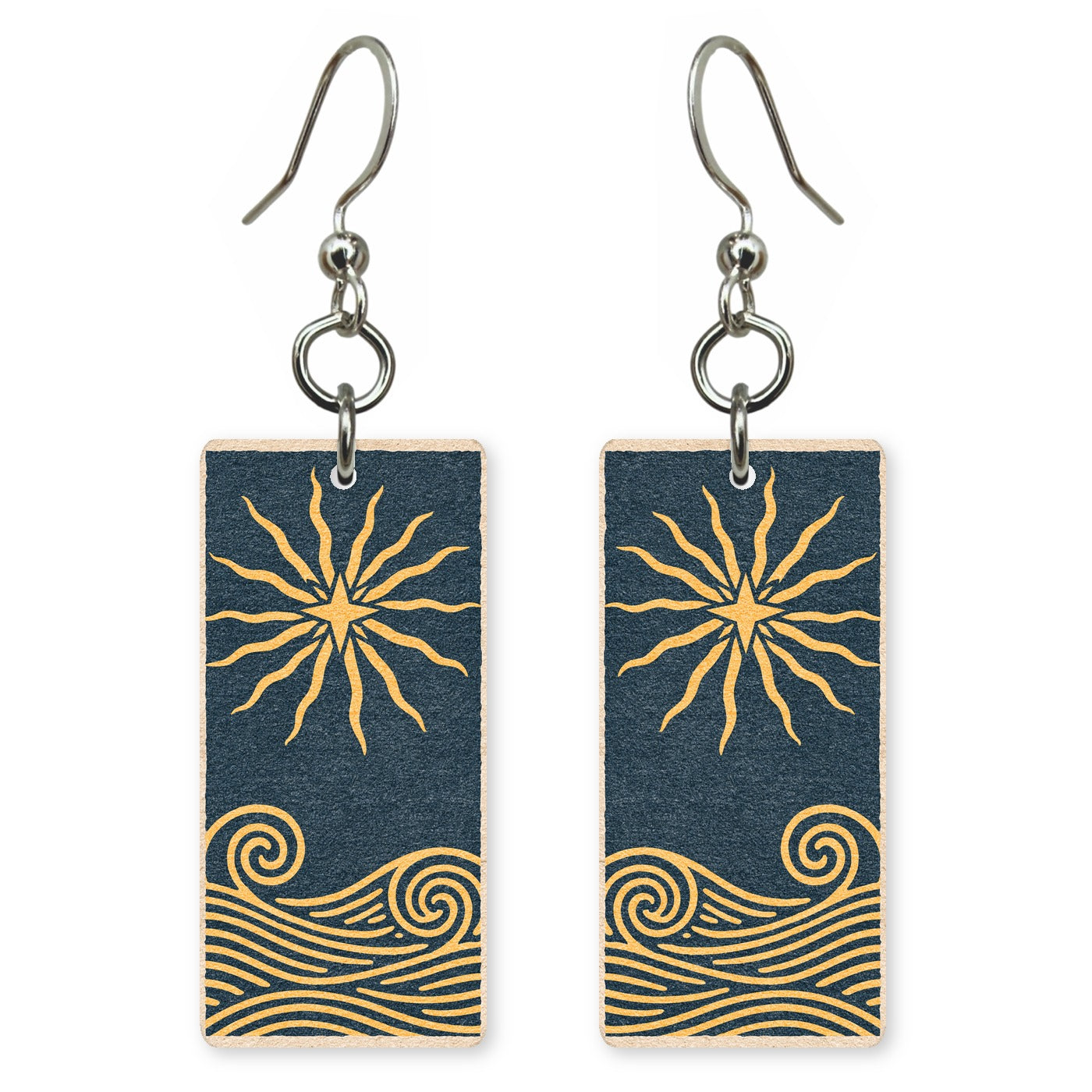 Golden Sunburst Earrings | FW287