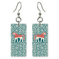 Dala Horse Pattern Earrings | FW291