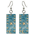 Celestial Panel earrings mockup