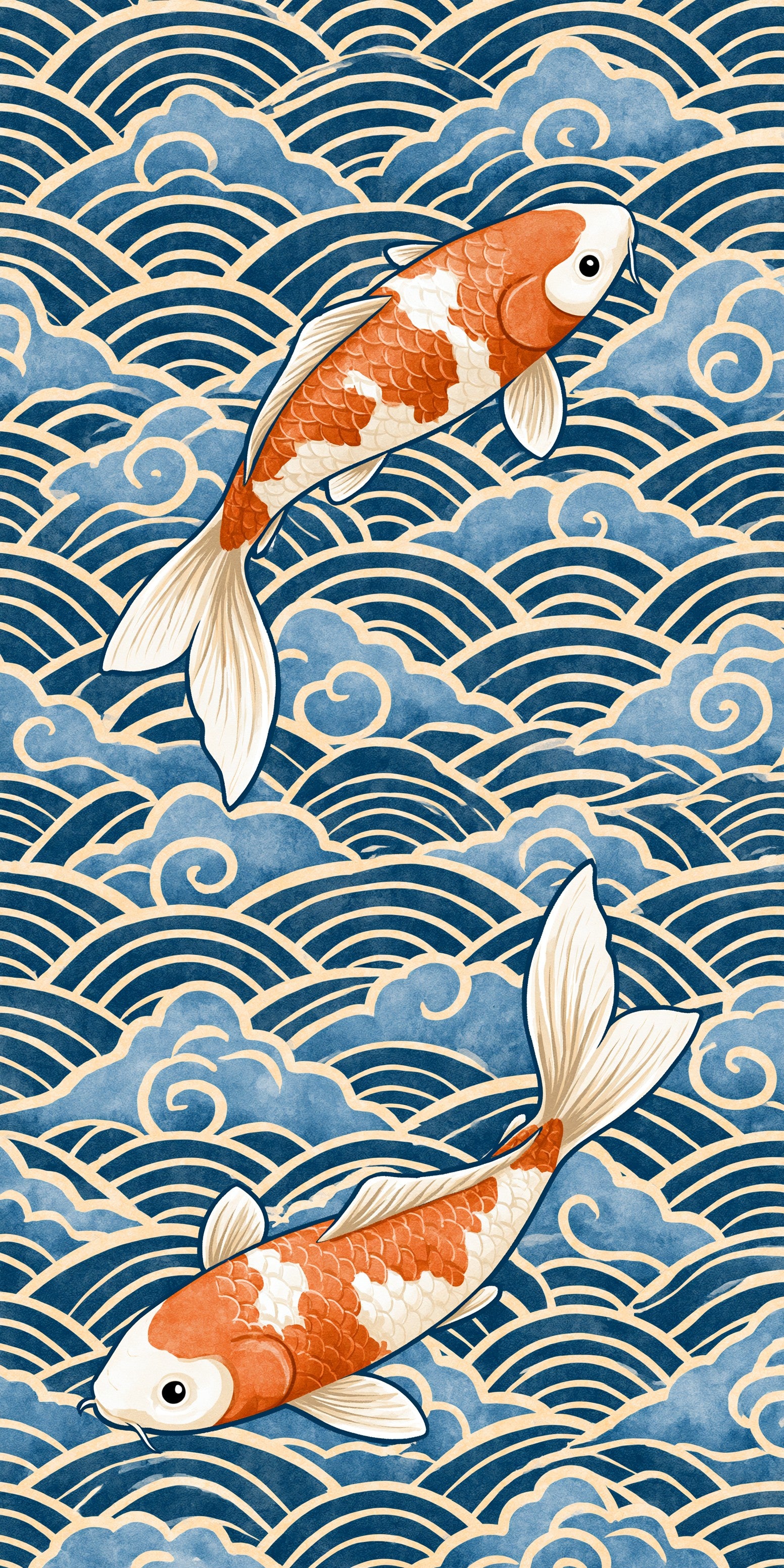 Koi Waves Earrings | FW298