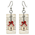 Ribbon Violin Earrings | FW301