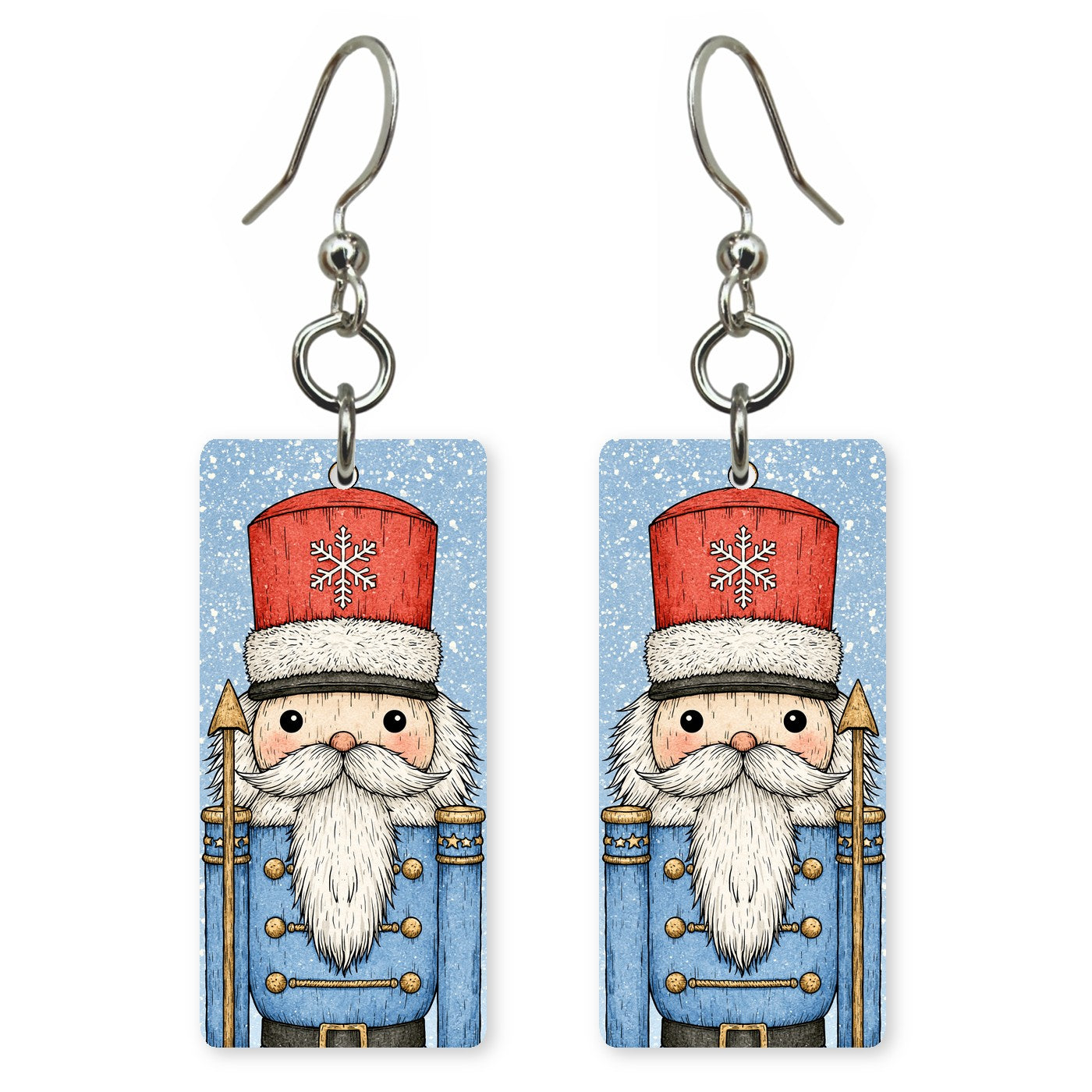 Snowfall Nutcracker Earrings | FW303