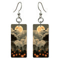 Bat Moon Clouds Earrings | FW313