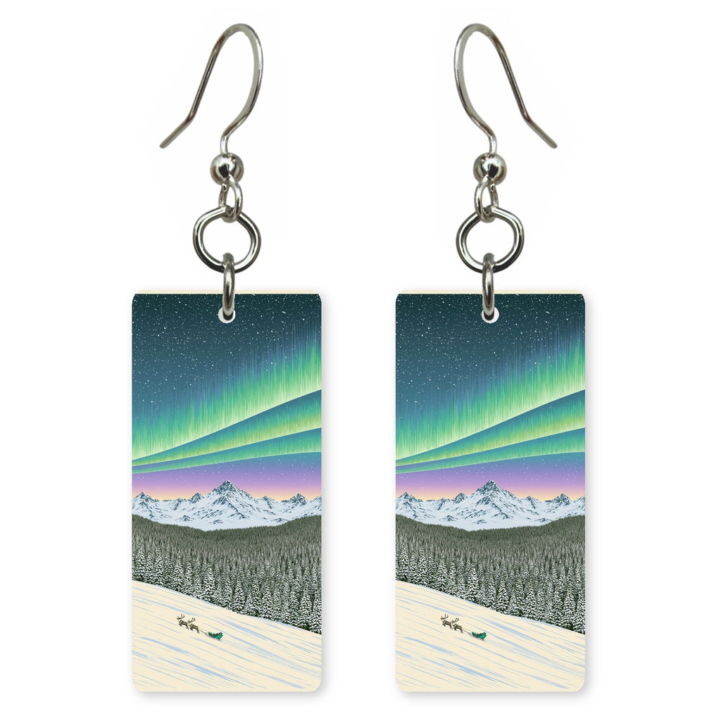 North Pole Poster Earrings | FW318