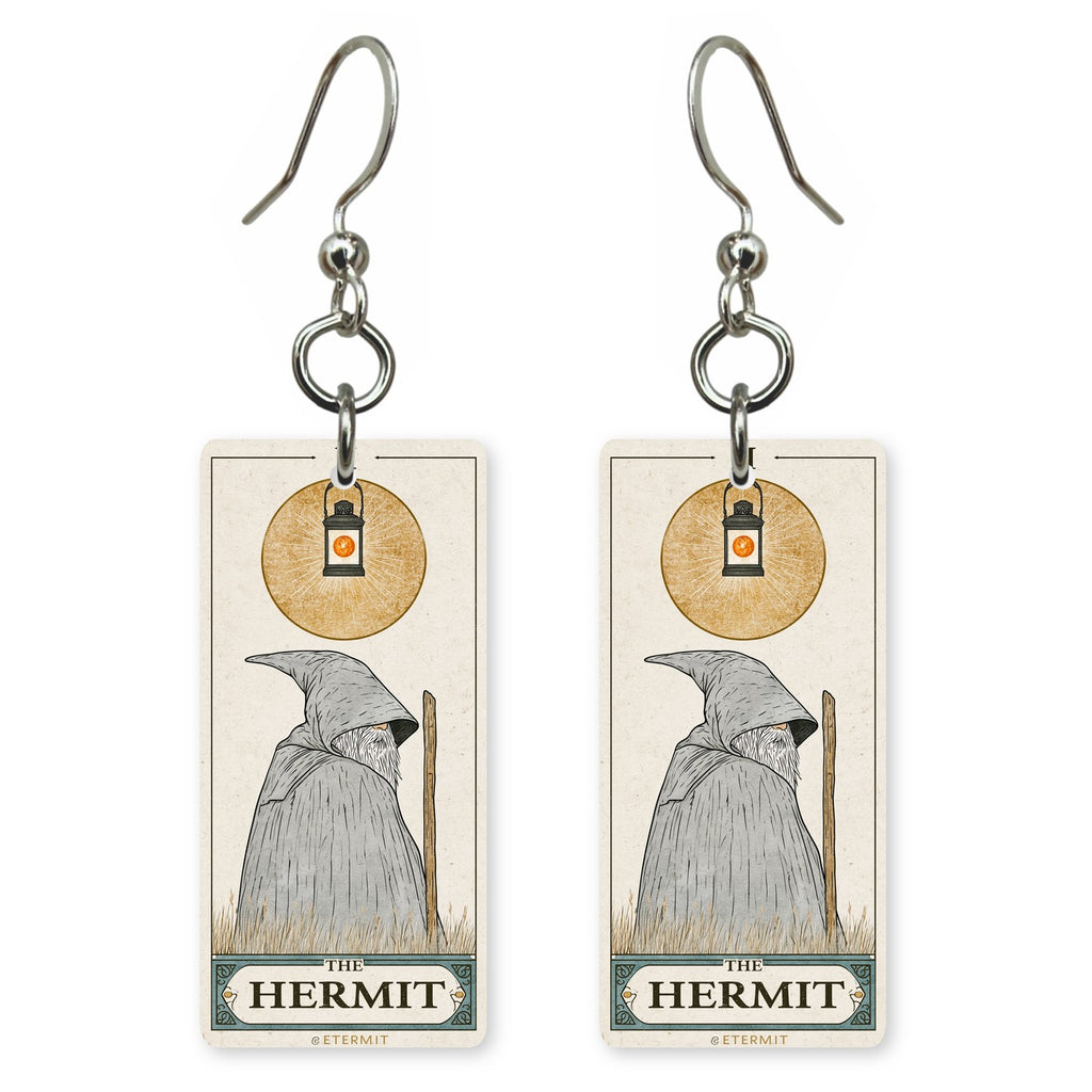 Hermit Tarot Earrings | FW325