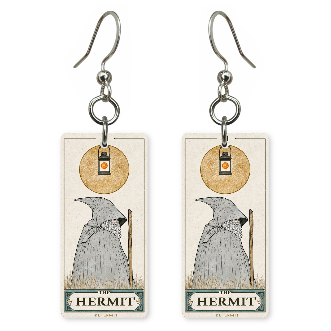 Hermit Tarot Earrings | FW325