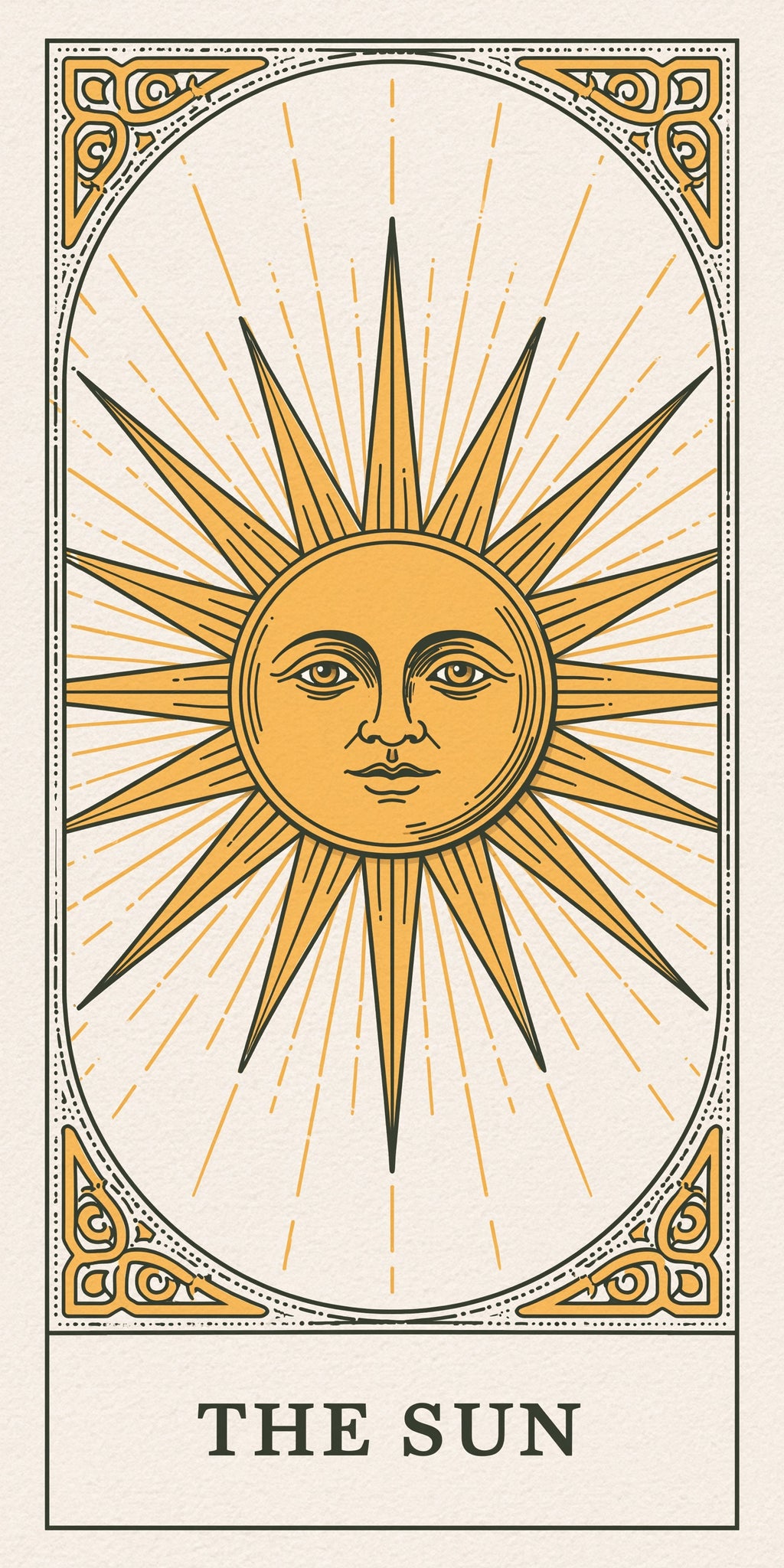 Sun Tarot Earrings | FW328