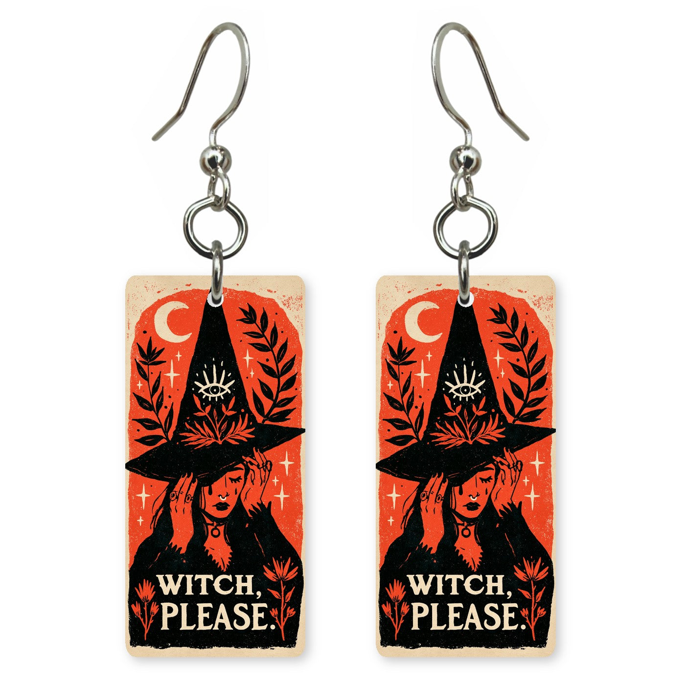 Witch Please Crescent Earrings | FW331