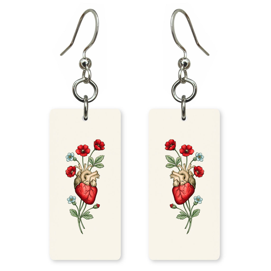 Blooming Heart Earrings | FW336