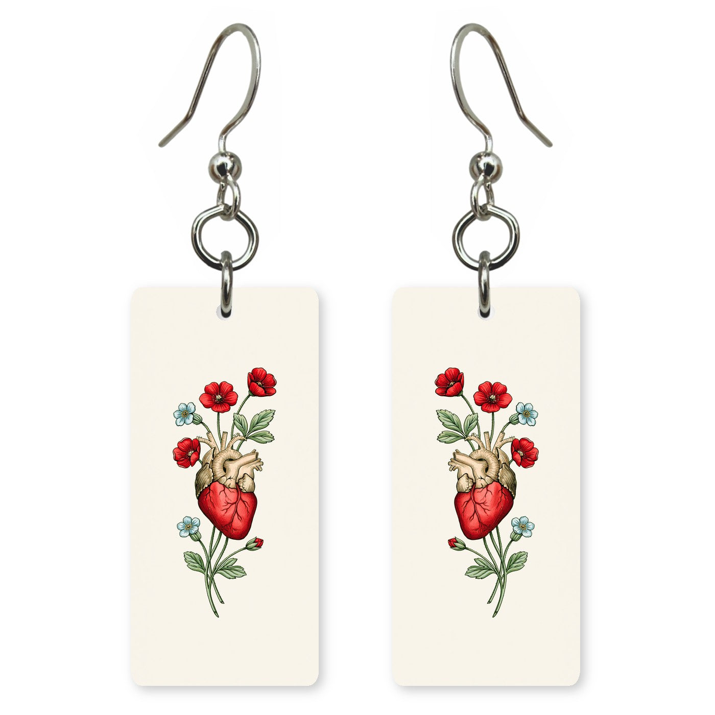 Blooming Heart Earrings | FW336