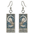 Moonlit Barn Owl Earrings | FW342
