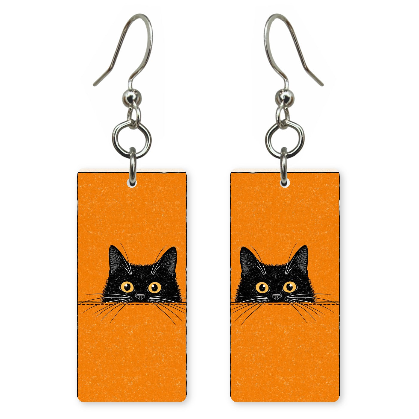 Peekaboo Cat Earrings | FW343