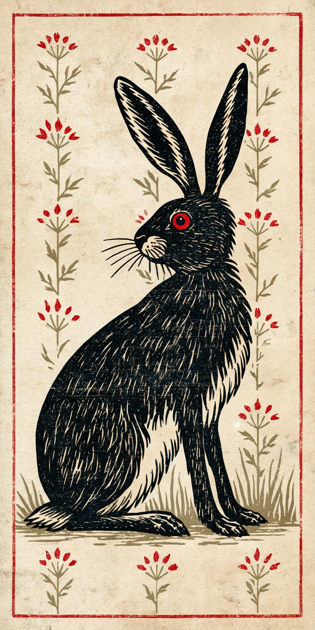 Midnight Hare Earrings | FW344