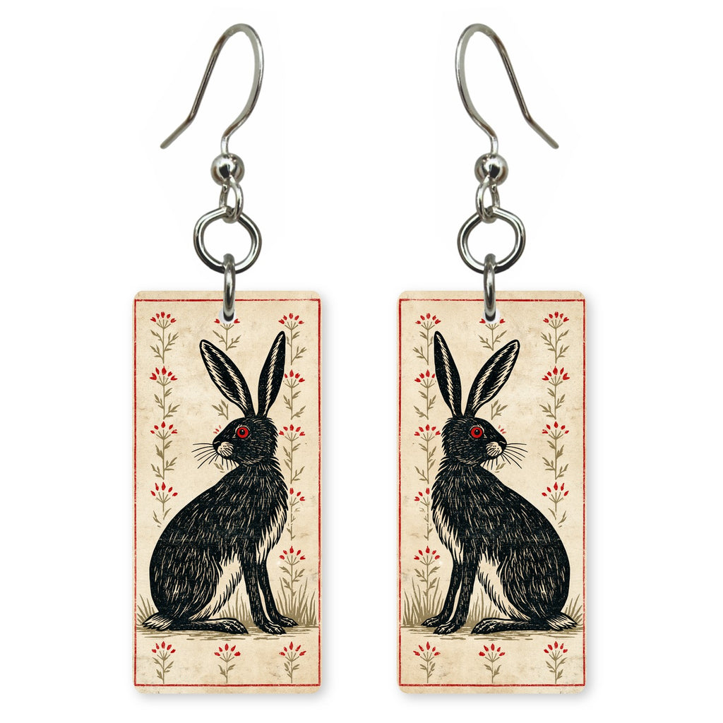 Midnight Hare Earrings | FW344