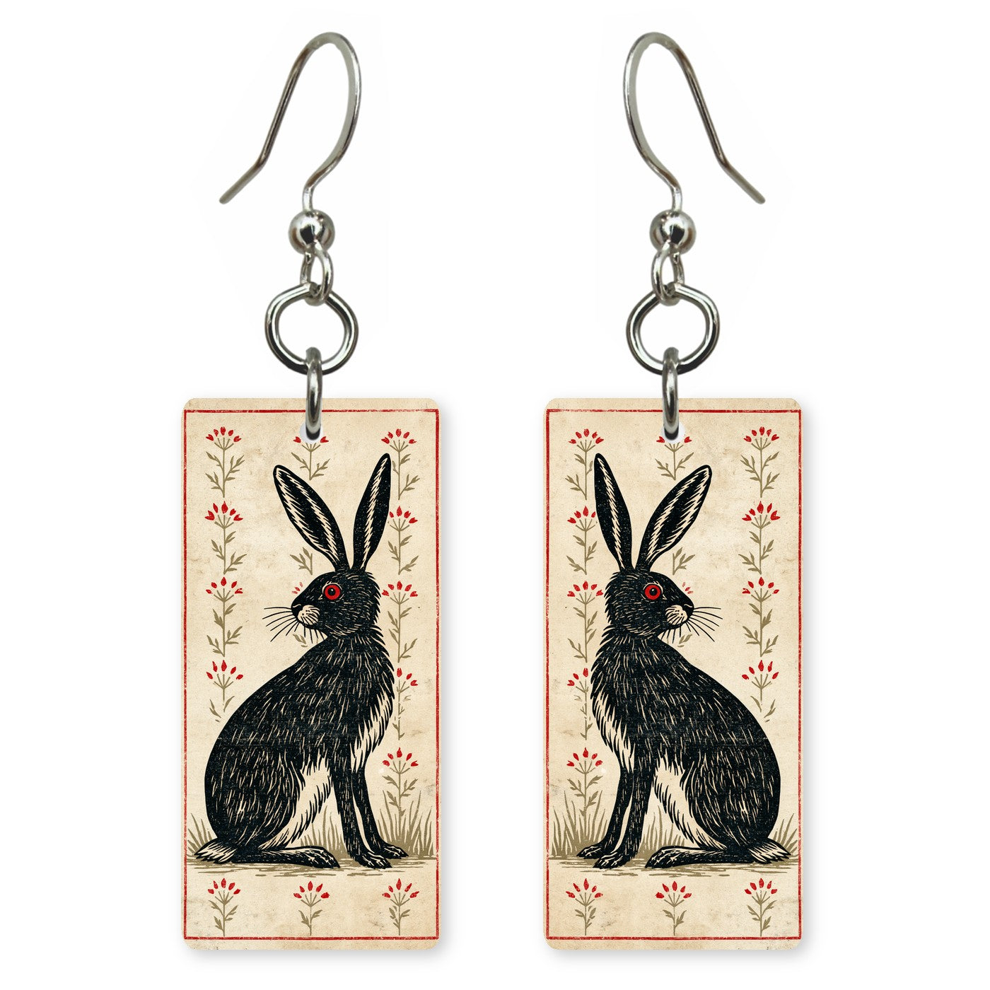 Midnight Hare Earrings | FW344