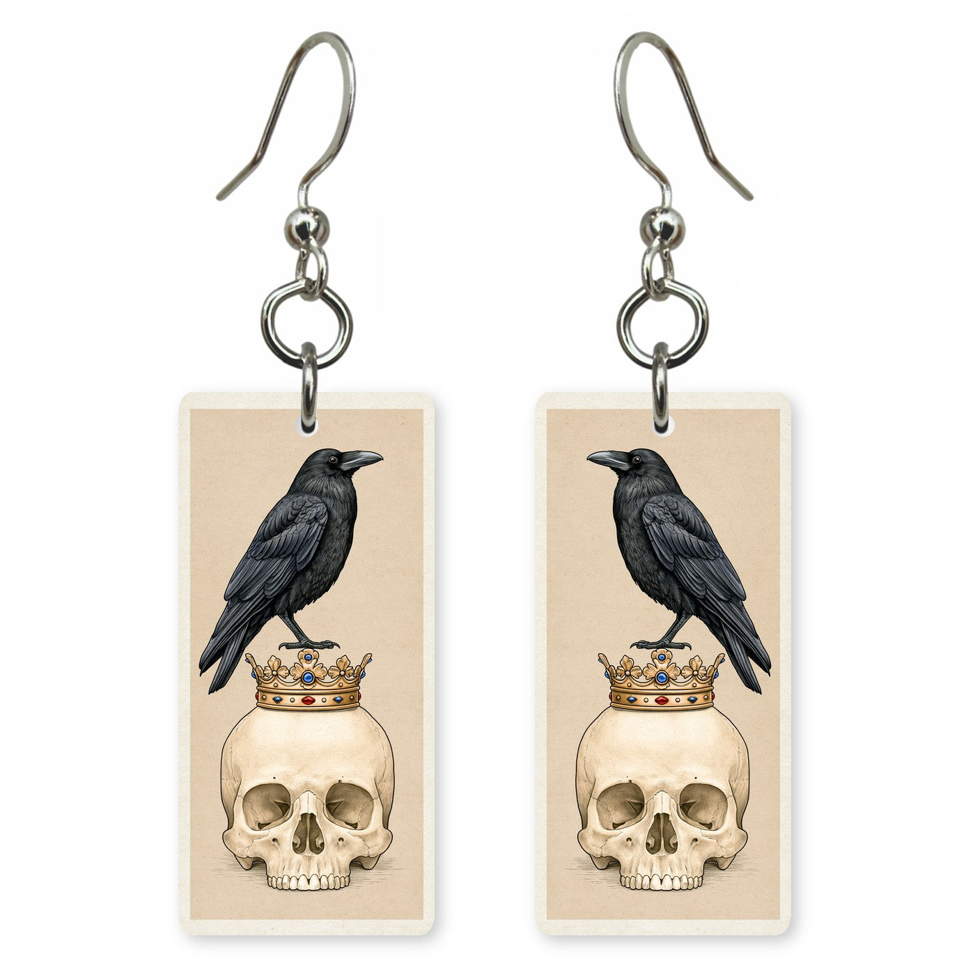 Raven King Earrings | FW345