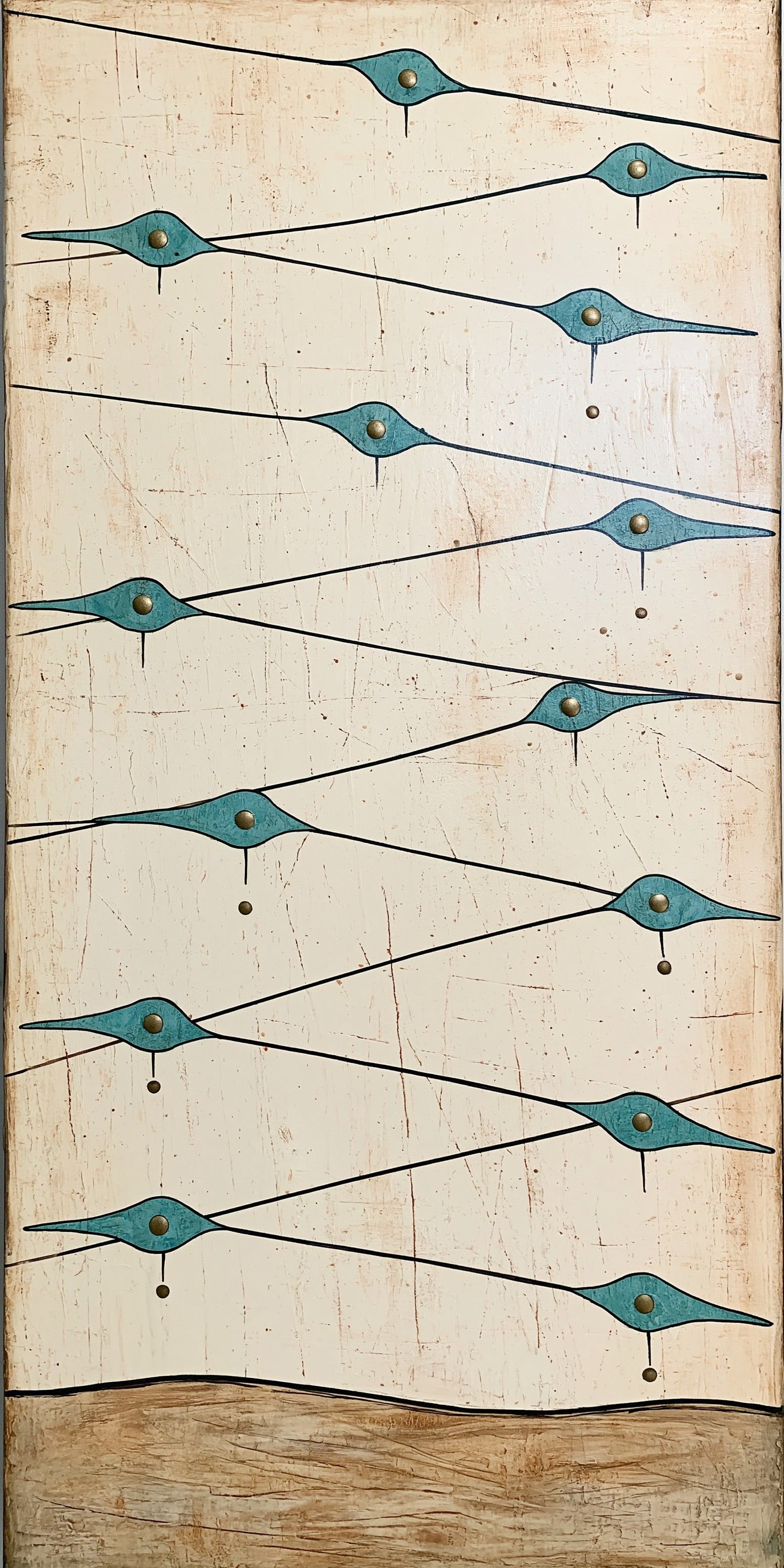 Bluebird Lattice Earrings | FW348