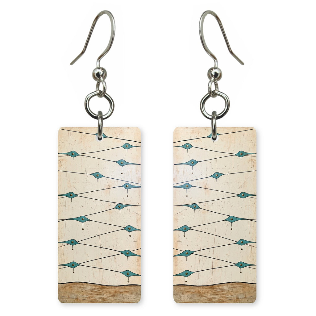 Bluebird Lattice Earrings | FW348