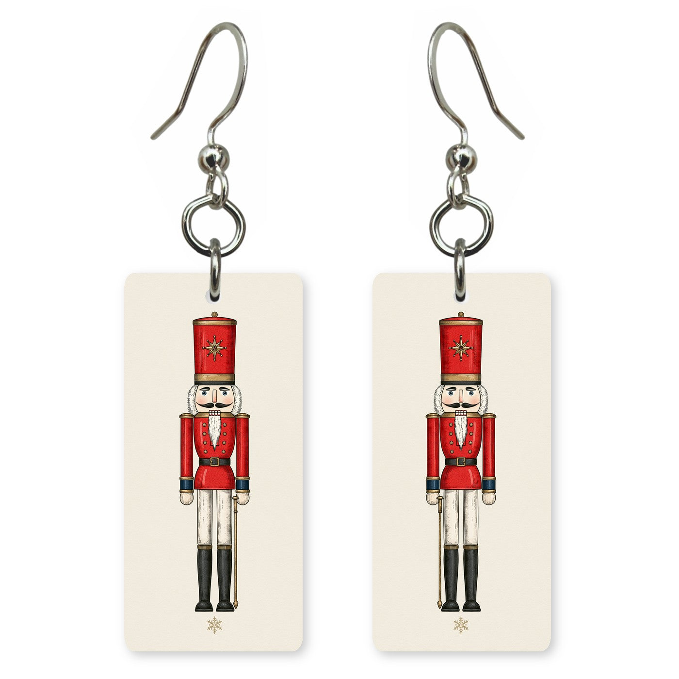 Red Nutcracker Earrings | FW350