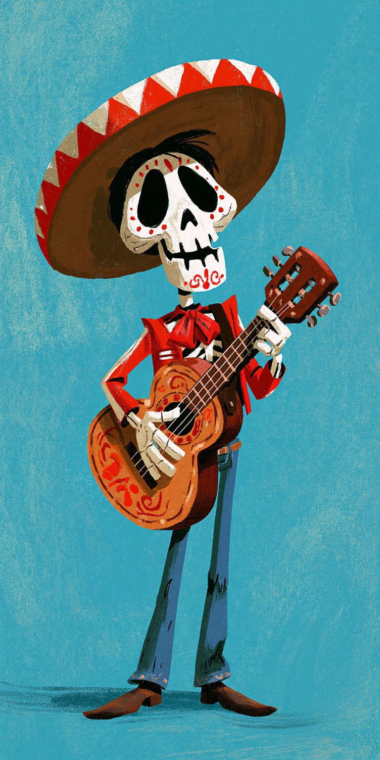 Mariachi Skeleton Earrings | FW360