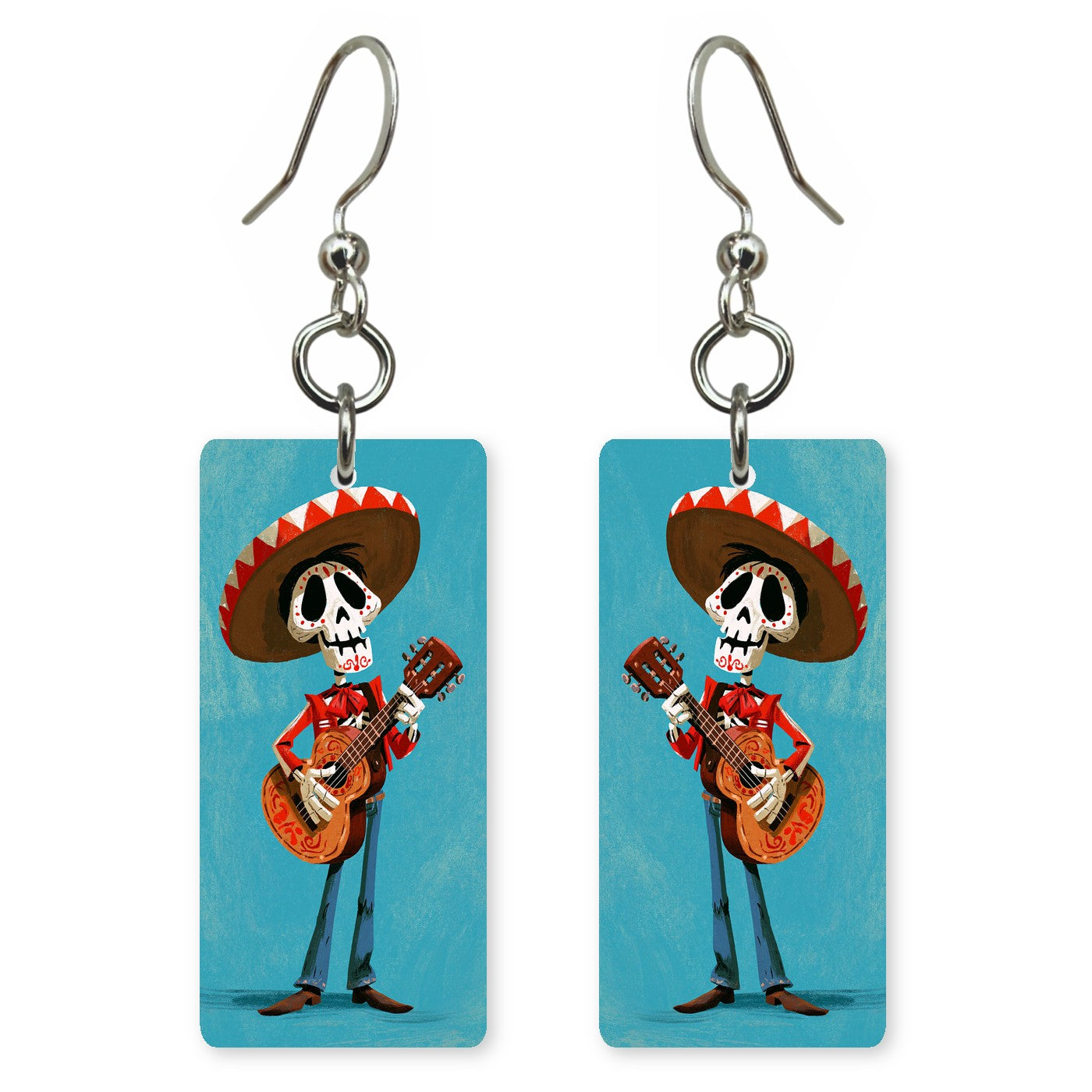 Mariachi Skeleton Earrings | FW360