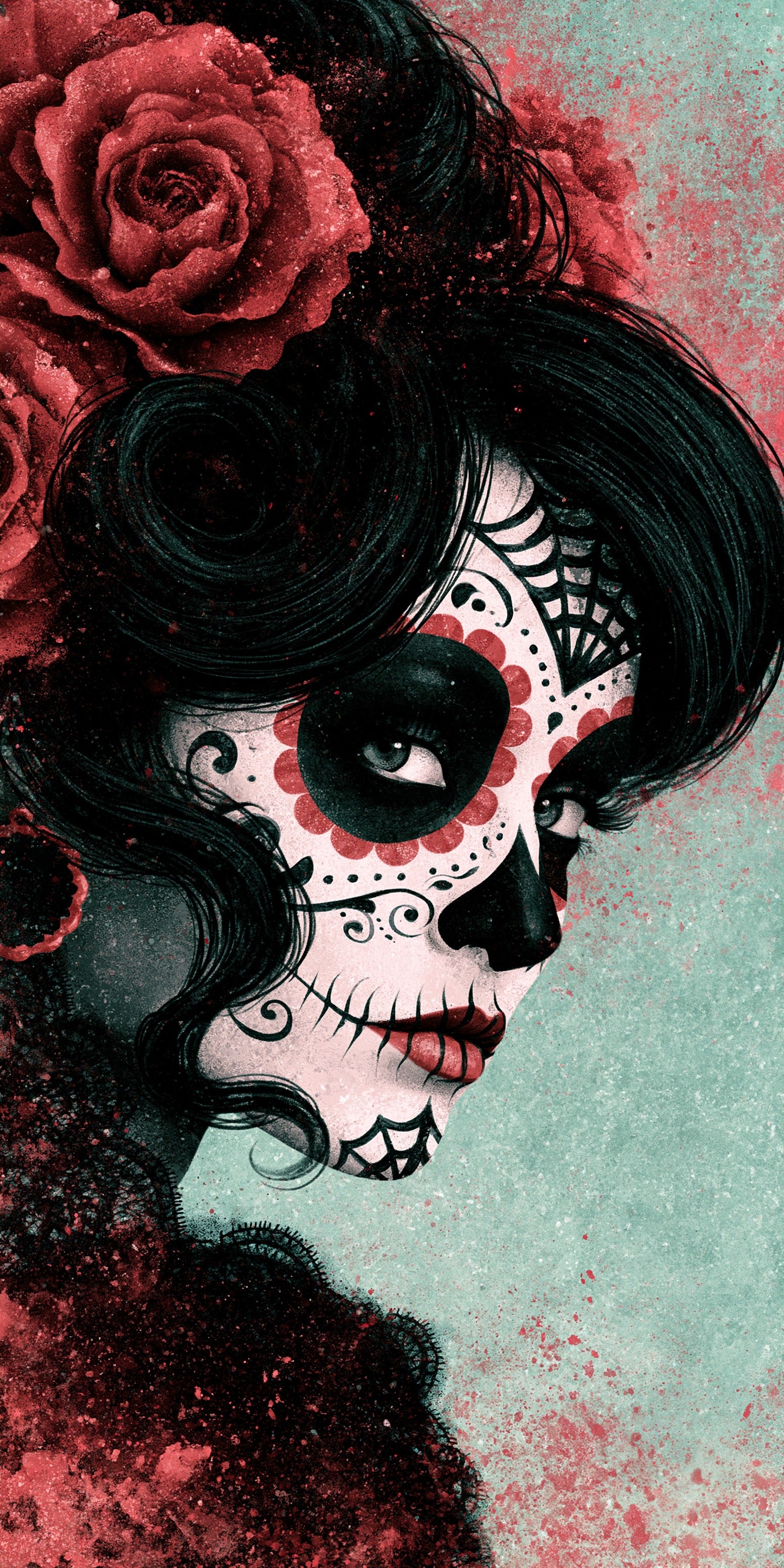 Midnight Catrina Earrings | FW361