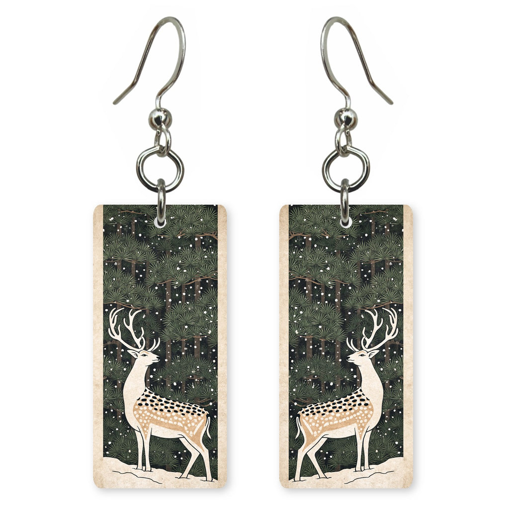 Snow Deer Earrings | FW362