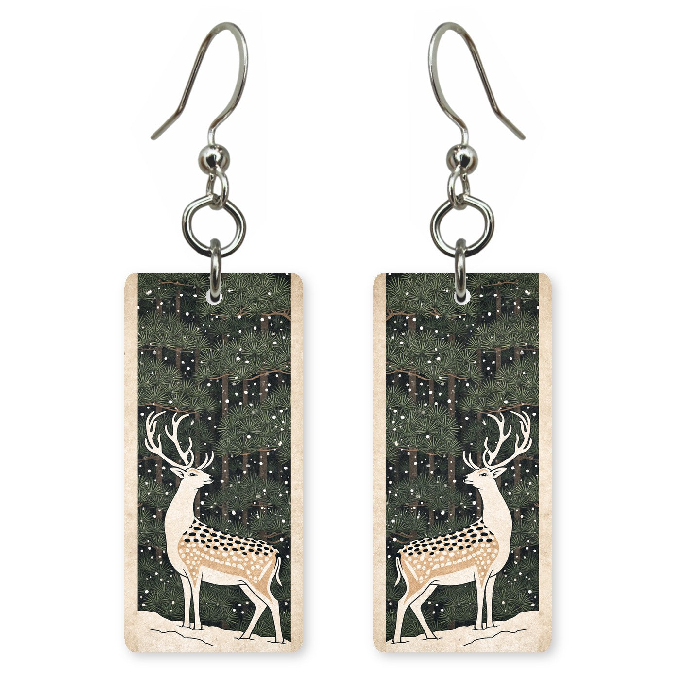Snow Deer Earrings | FW362
