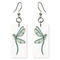 Stained Glass Dragonfly Earrings | FW364