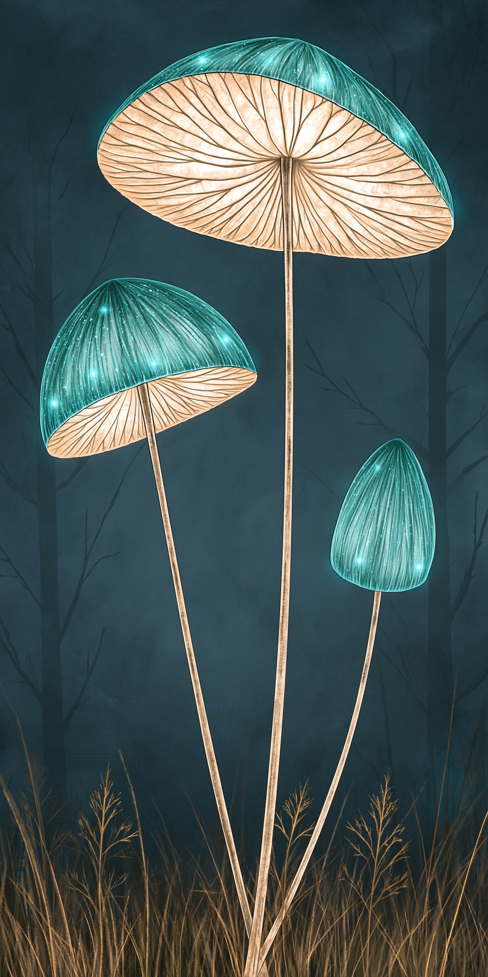 Moonlight Mushrooms Earrings | FW373