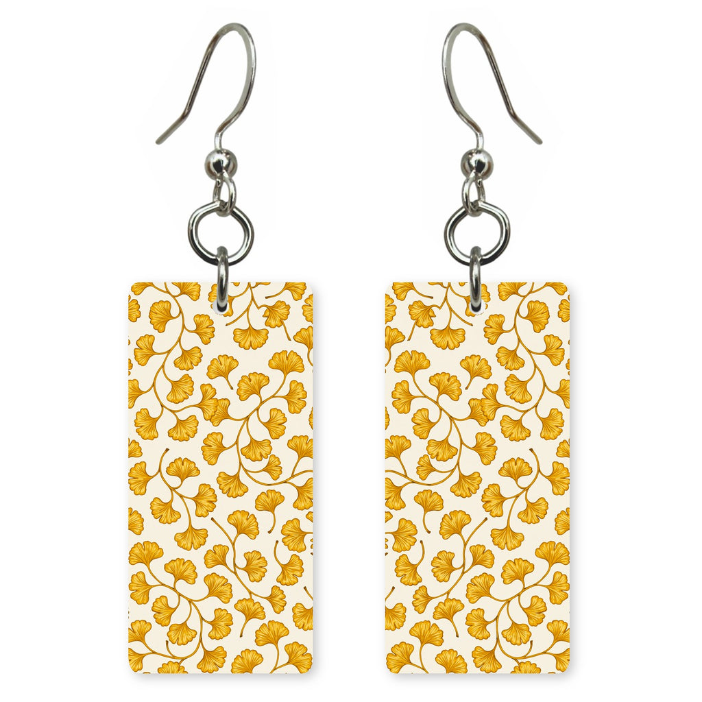 Golden Ginkgo Earrings | FW374