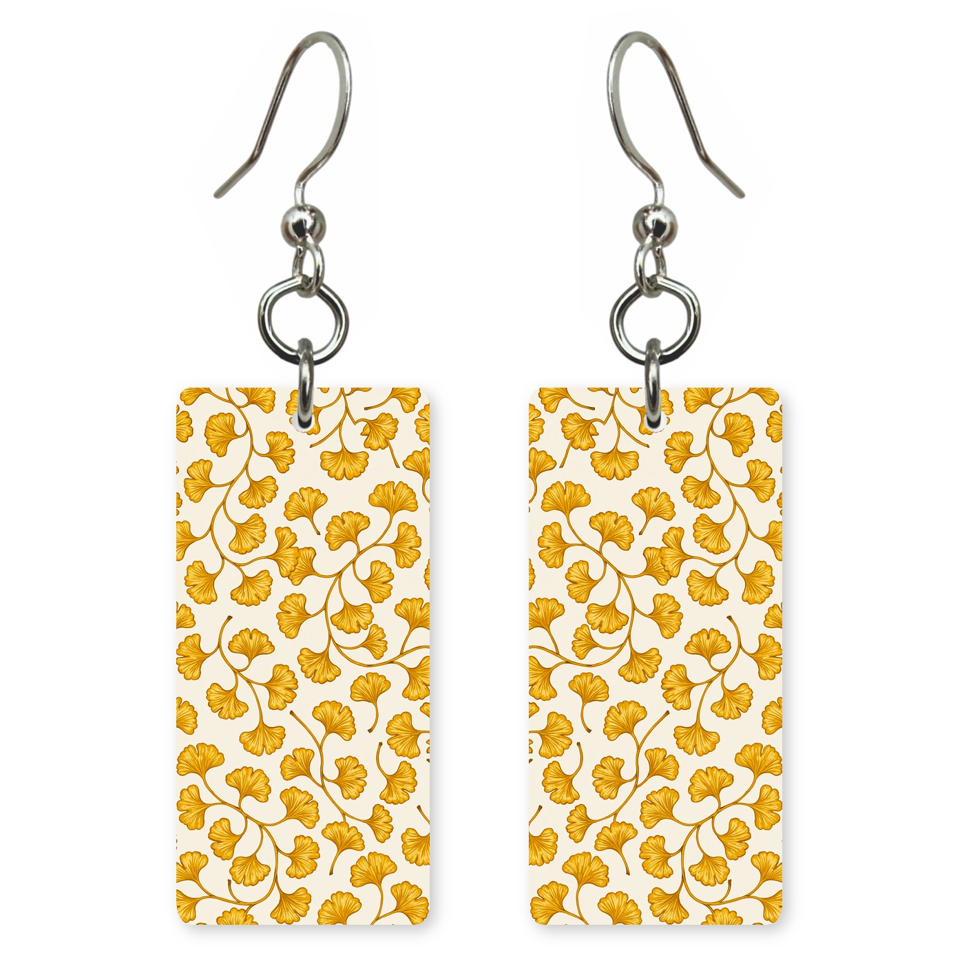 Golden Ginkgo Earrings | FW374