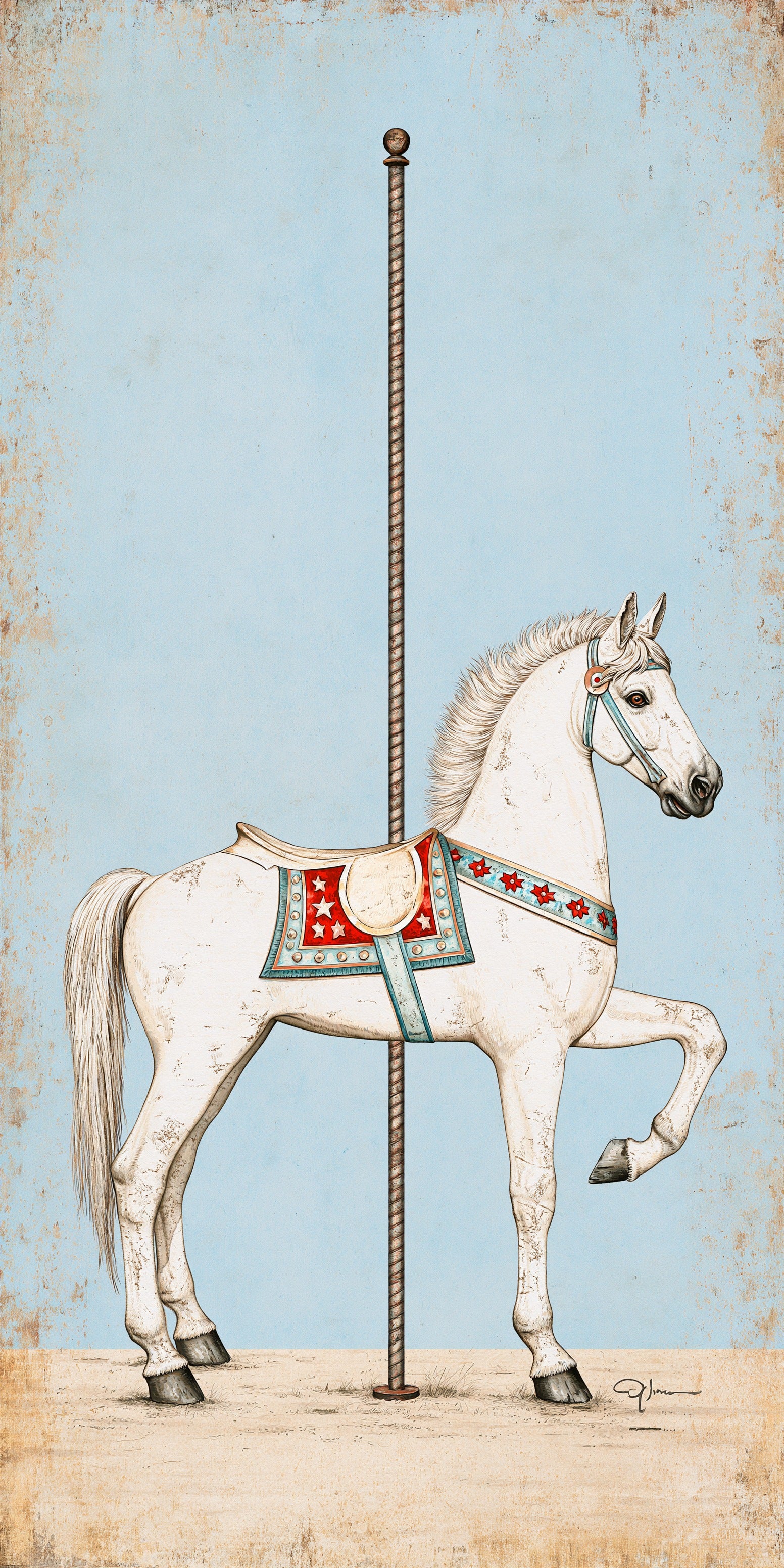 Carousel Horse Earrings | FW382