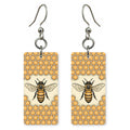 Honeycomb Bee Earrings | FW386
