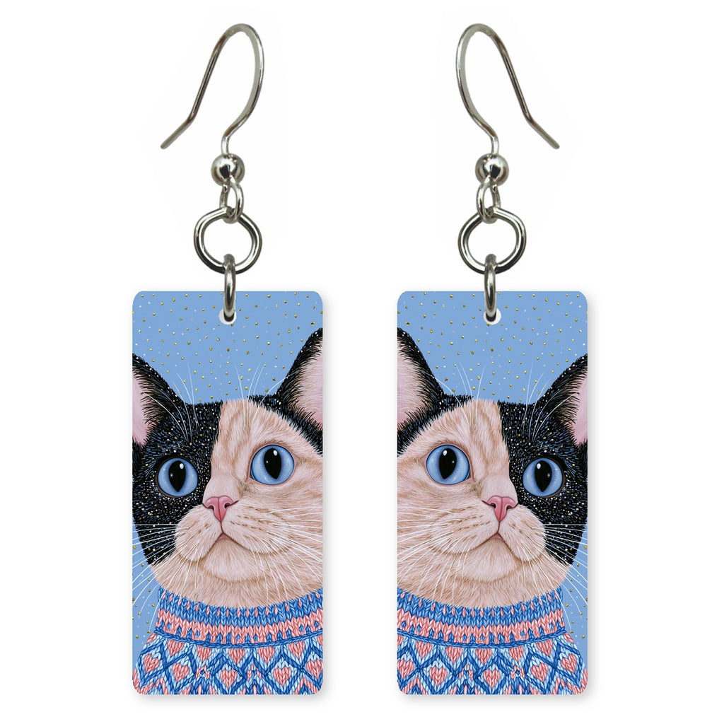 Sweater Cat Earrings | FW387