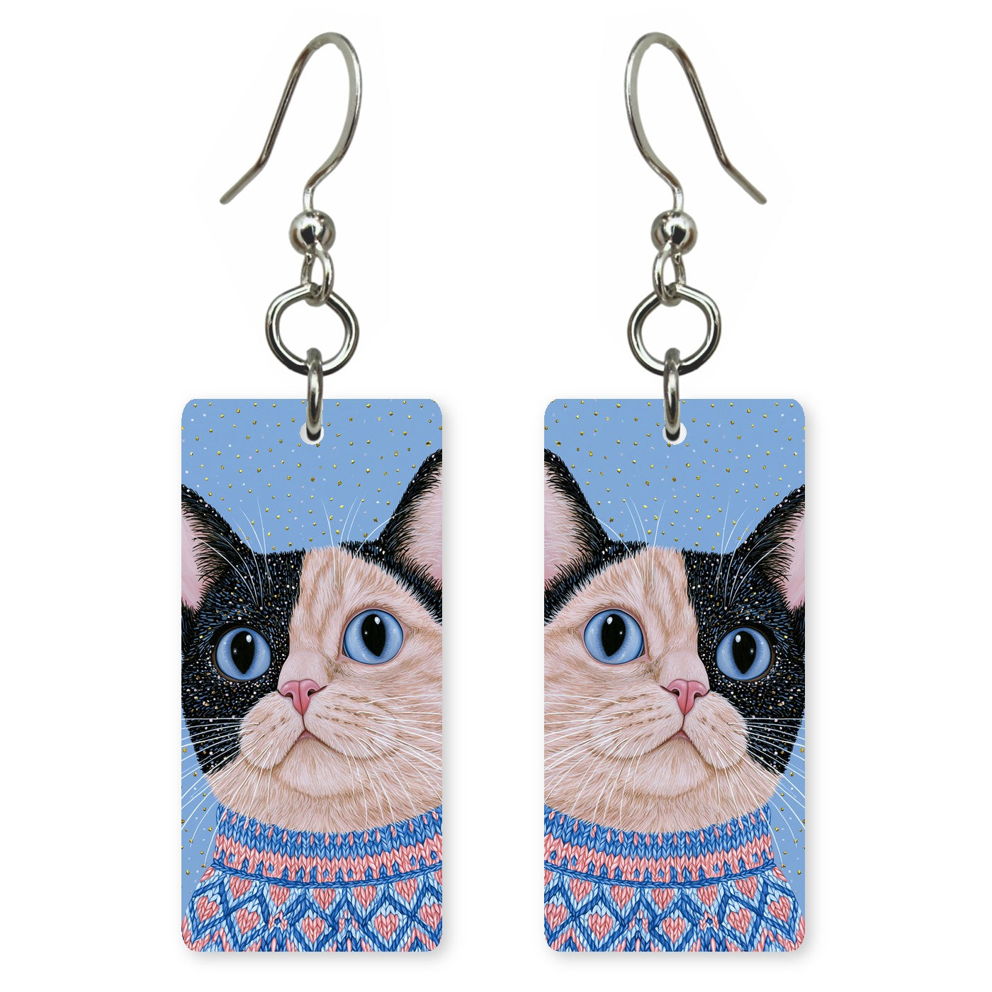 Sweater Cat Earrings | FW387