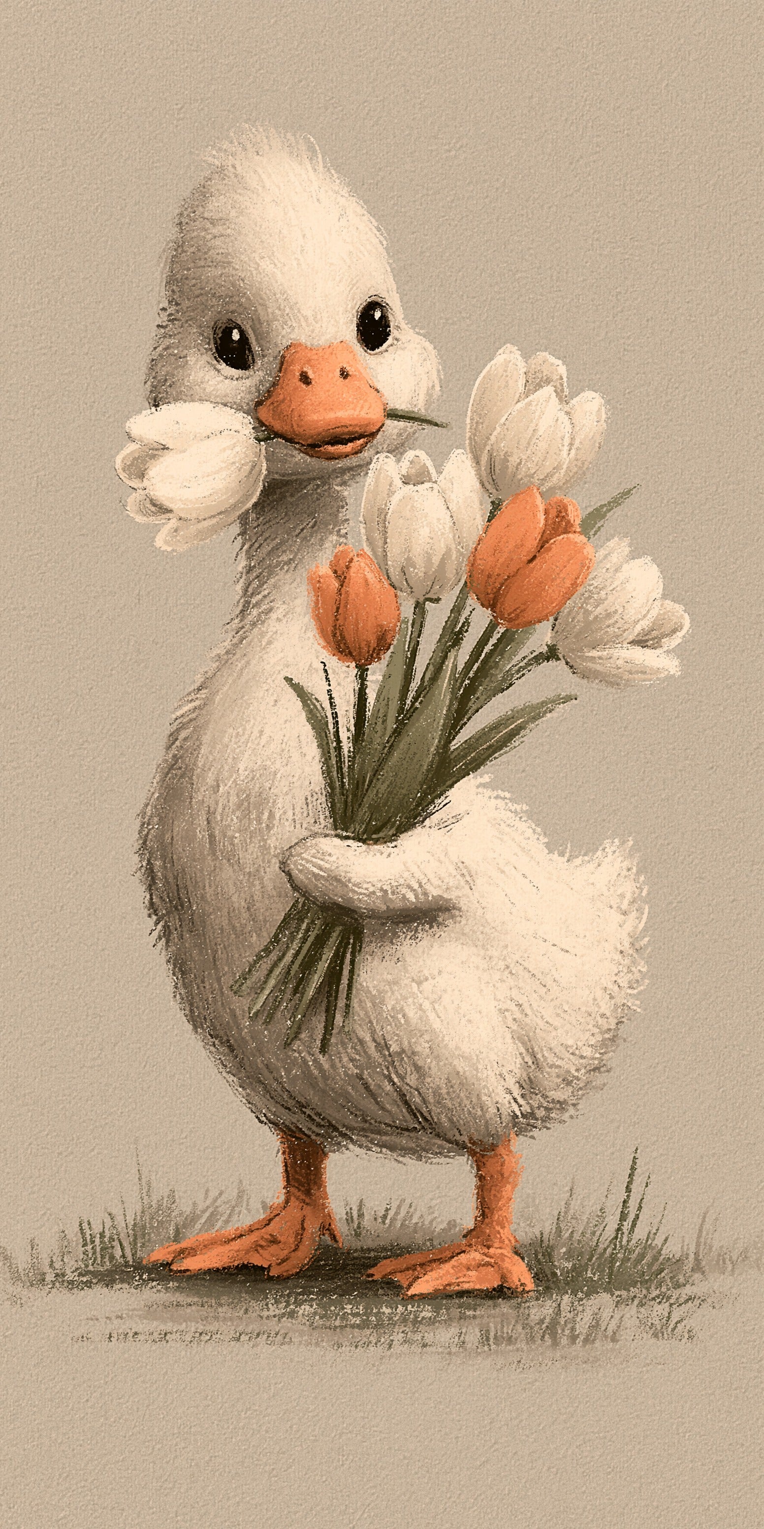 Tulip Duckling Earrings | FW390