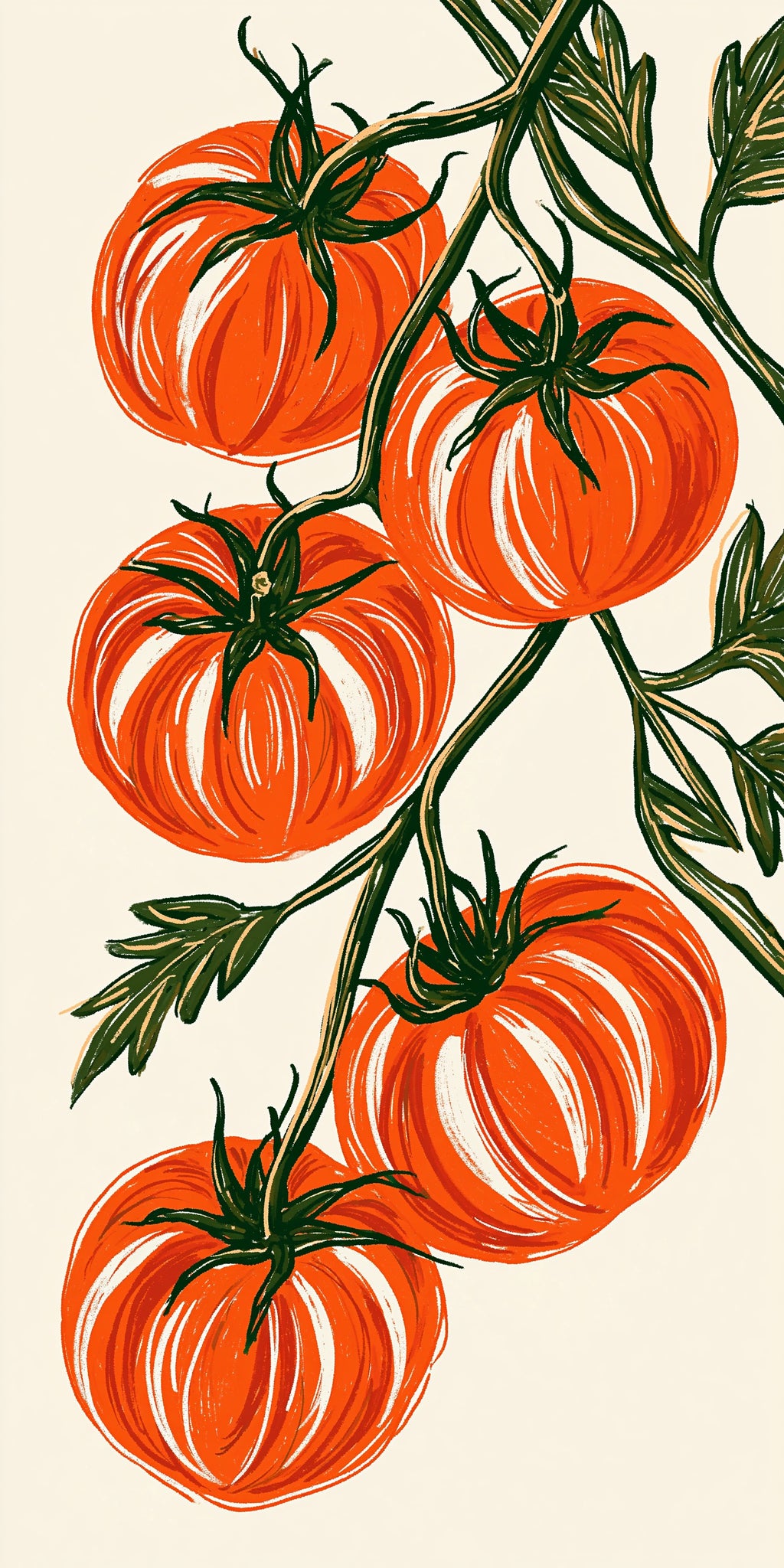 Tomato Vine Earrings | FW391