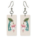 Fuchsia Hummingbird Earrings | FW392