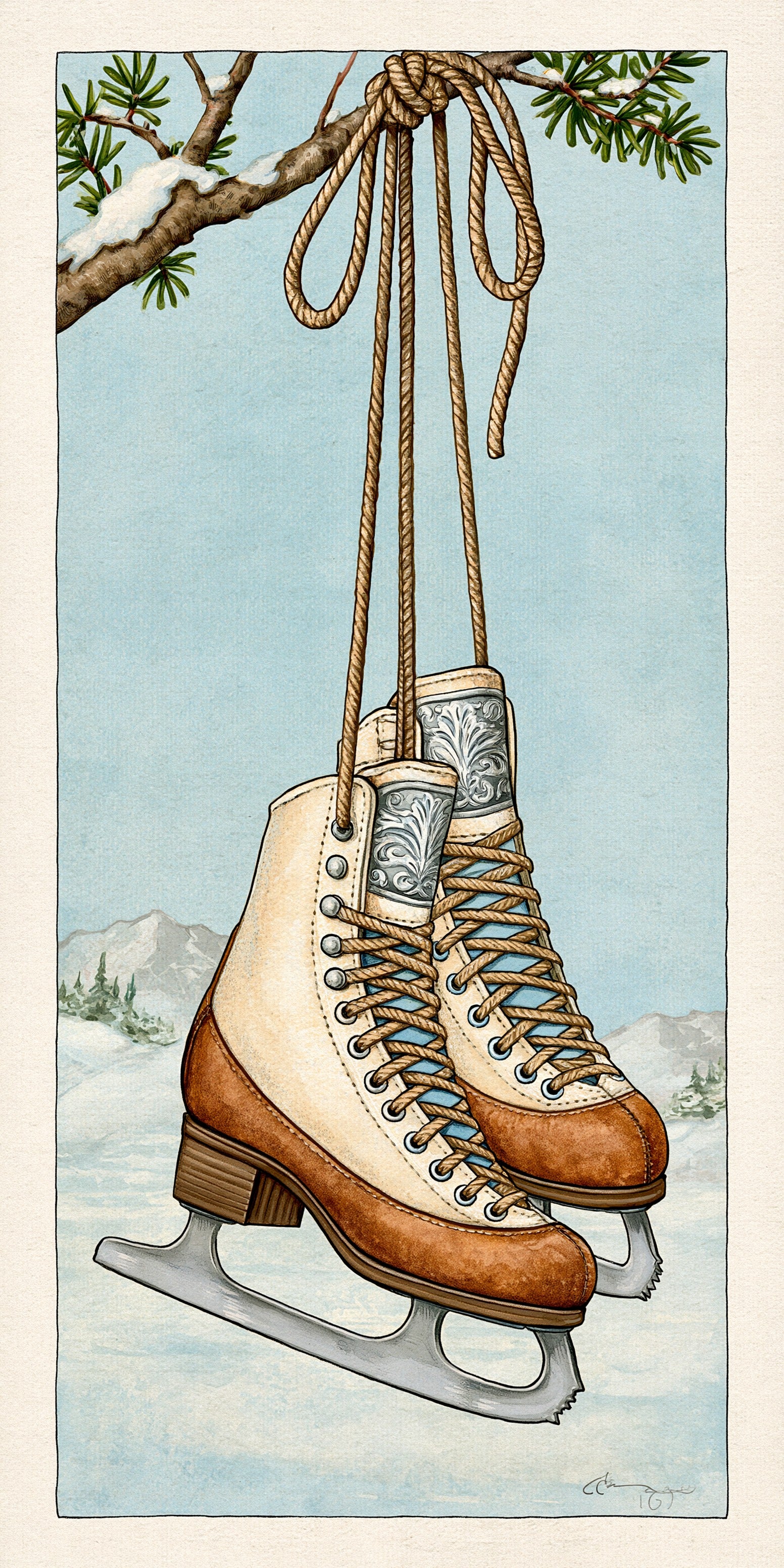 Winter Skates Earrings | FW393