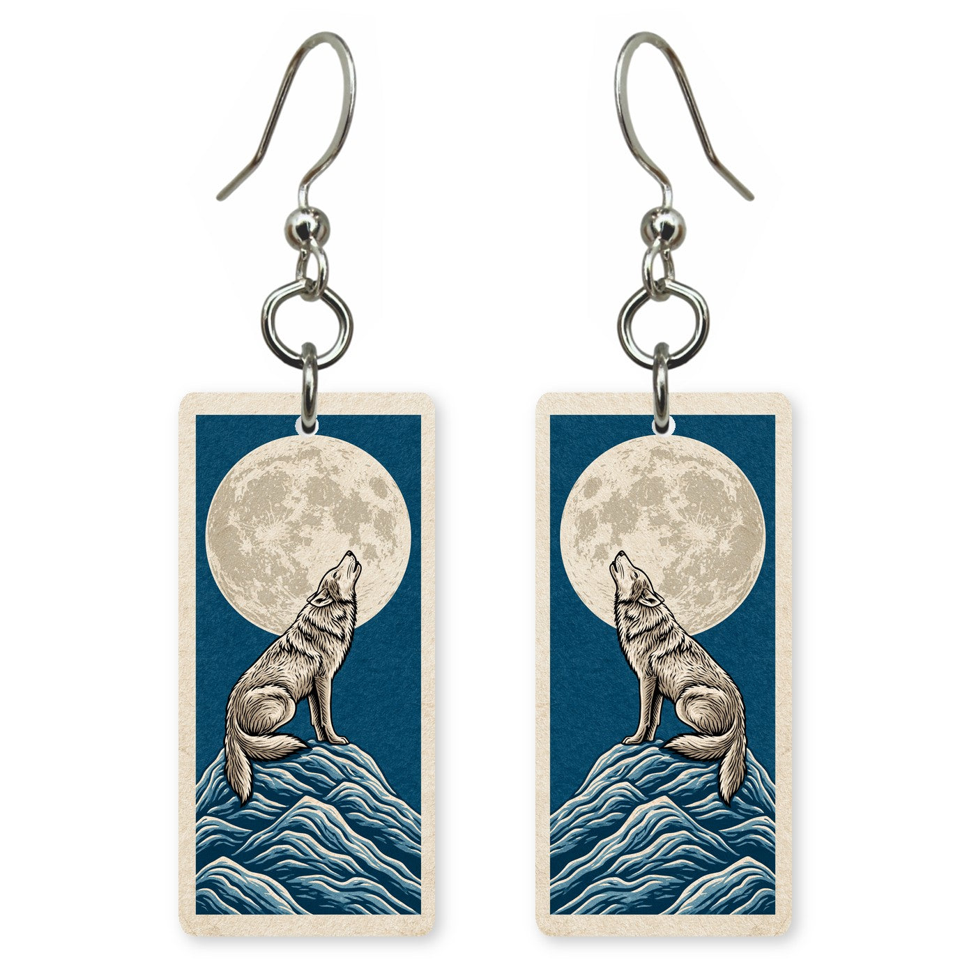 Howling Wolf Earrings | FW395