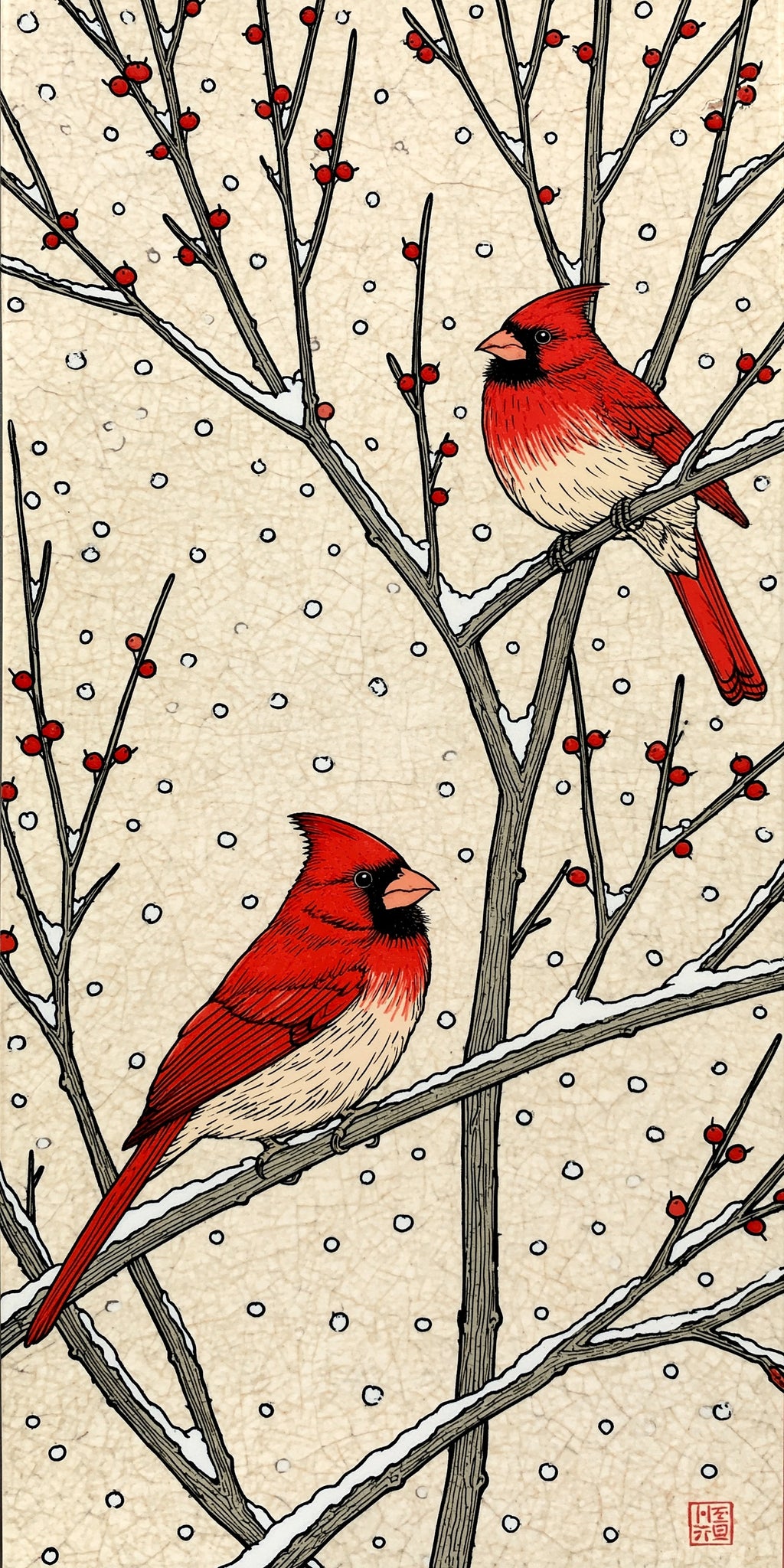 Cardinal Pair Earrings | FW400