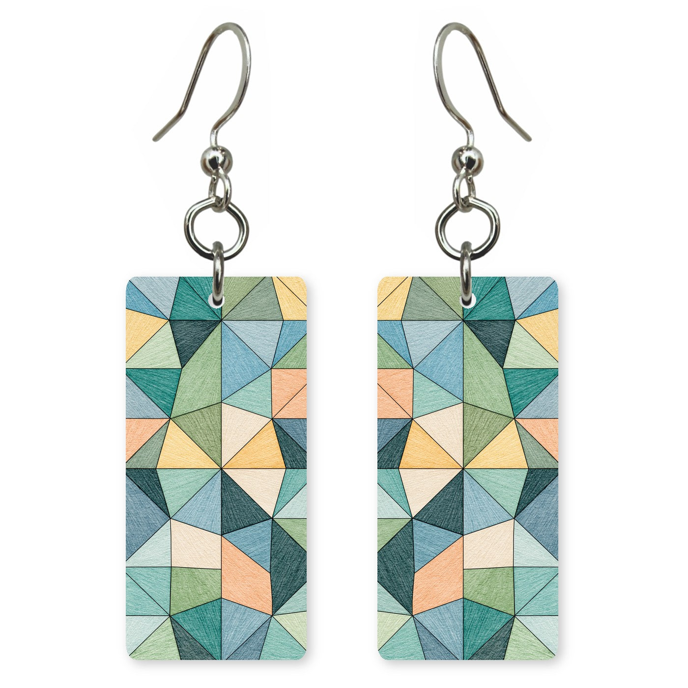 Pastel Facets Earrings | FW404