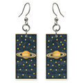 Golden Saturn Earrings | FW405
