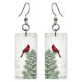Pine Cardinal Earrings | FW406