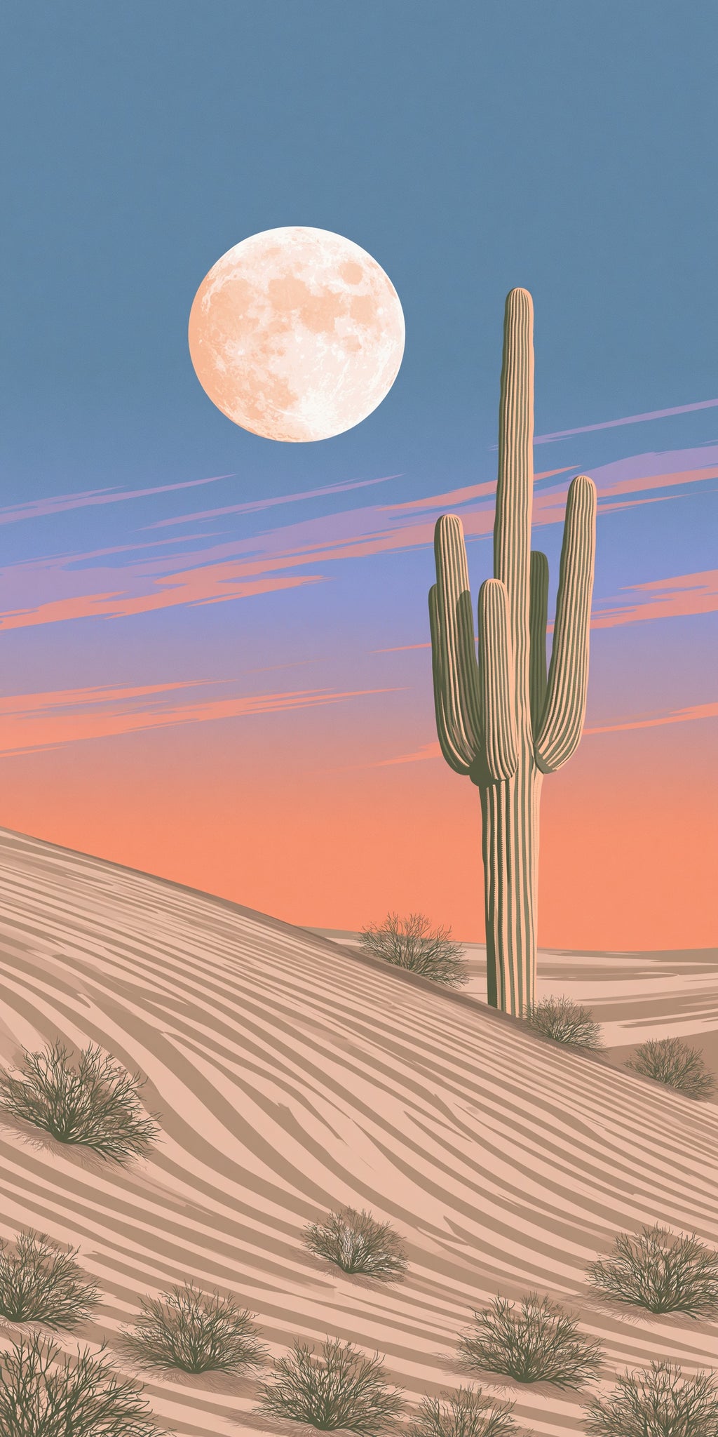 Saguaro Moon Earrings | FW408