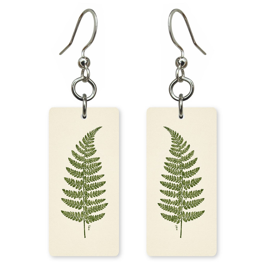 Pressed Fern Earrings | FW411