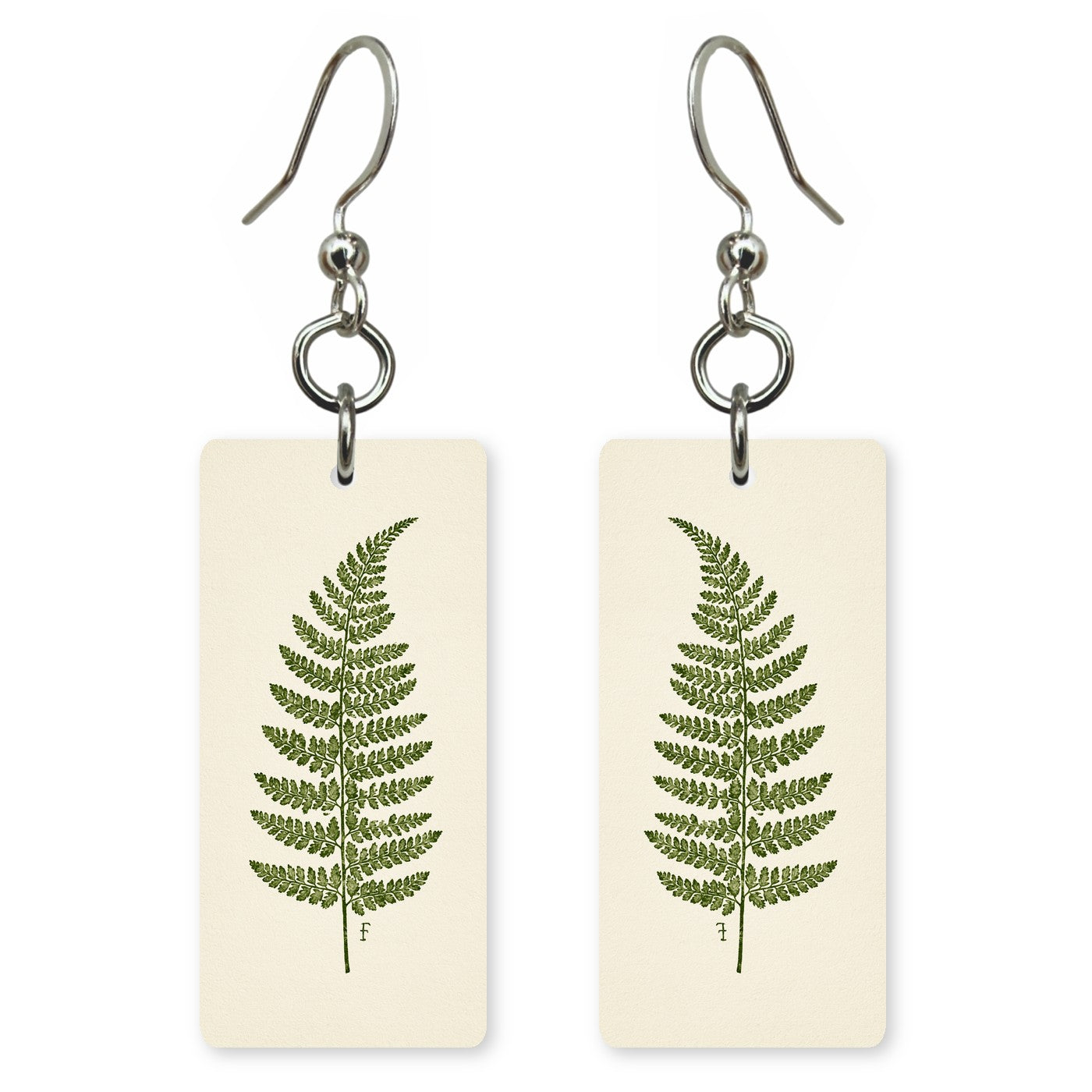 Pressed Fern Earrings | FW411